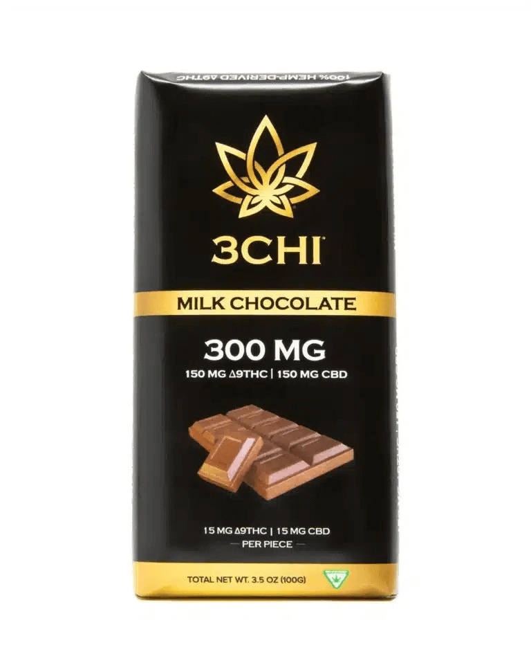 3Chi Delta-9 THC Milk Chocolate Bar Uk