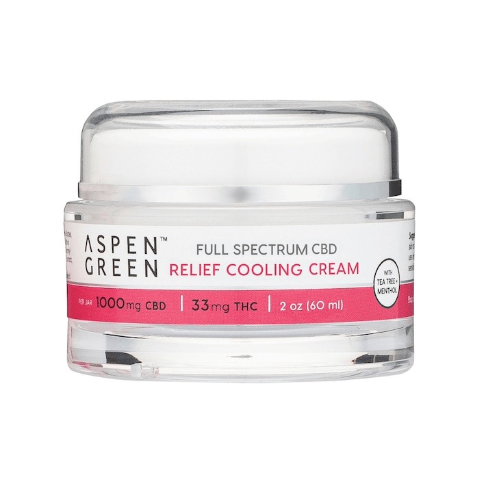Aspen Green Relief CBD Cooling Cream Uk