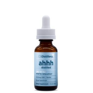 CBDistillery ahhh Distilled Broad Spectrum Oil Uk