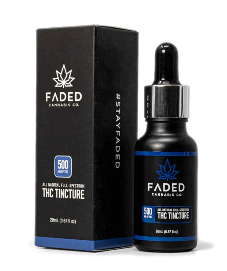 Faded Cannabis Co 500MG THC Tincture Uk