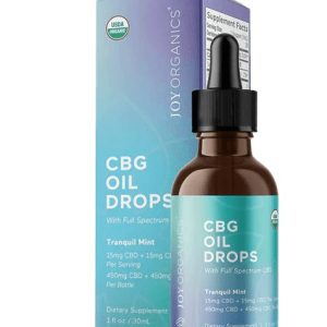 Joy Organics CBD+CBG Tincture UK