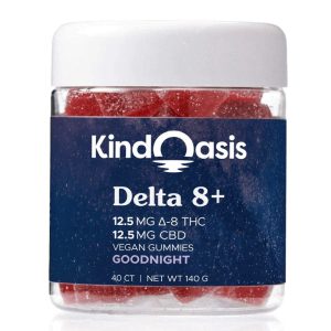 Kind Oasis Delta-8+CBD Goodnight Gummies Uk