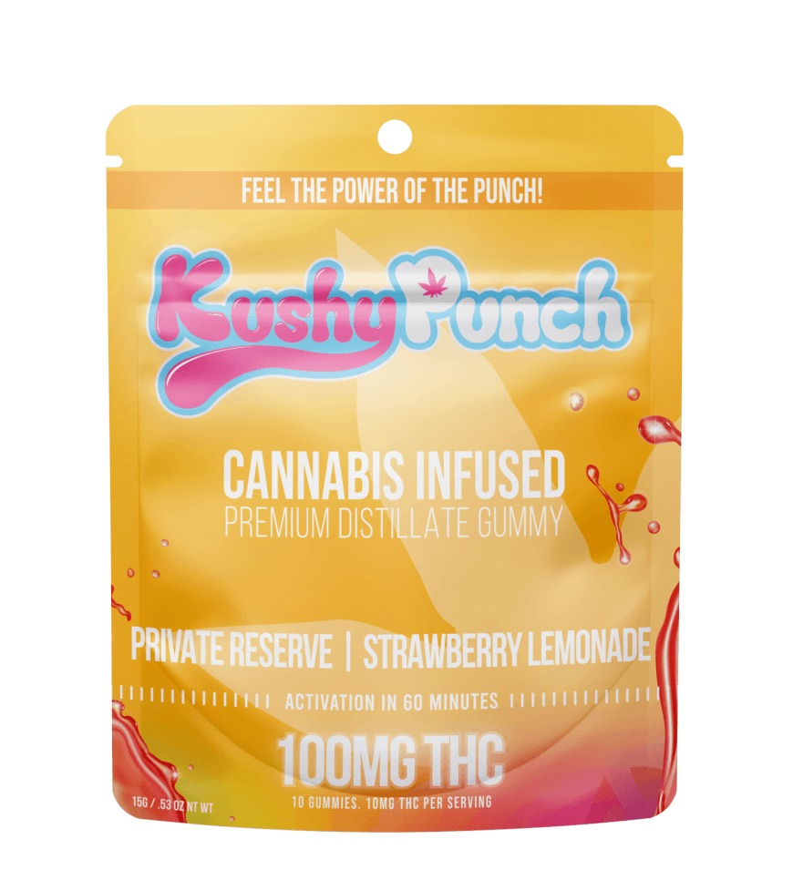 KushyPunch Private Reserve-Lemonade Gummy Uk