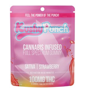 KushyPunch Sativa Strawberry Gummy Uk