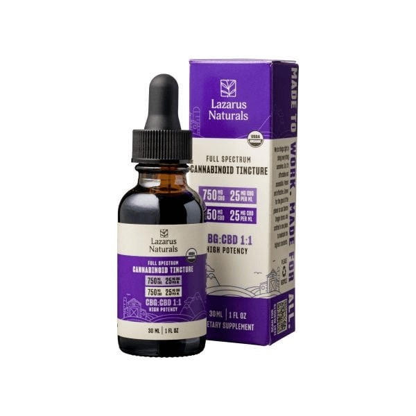 Lazarus Naturals High Potency CBG/CBD Oil Uk
