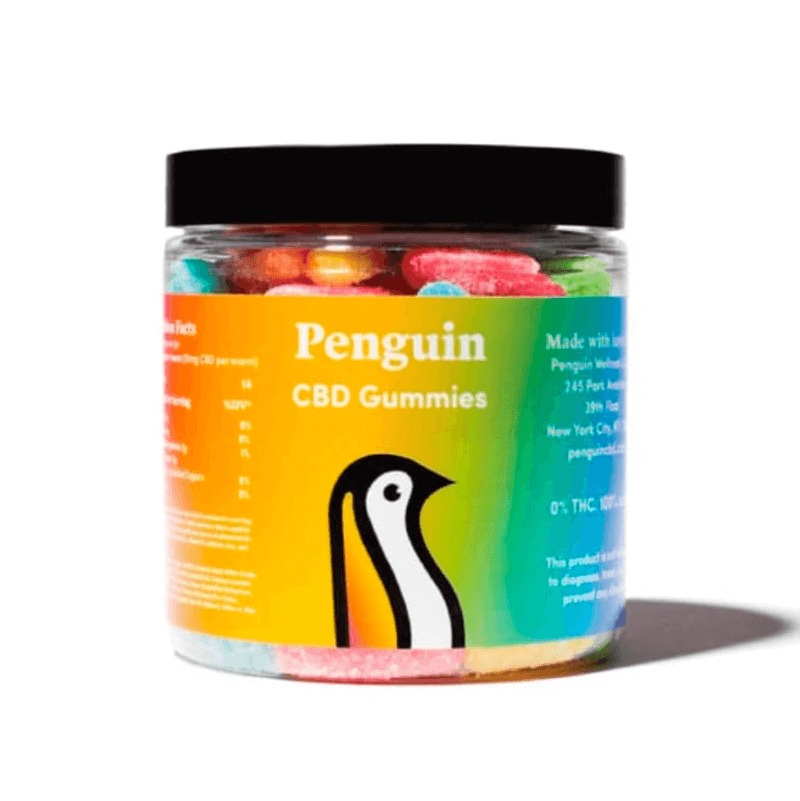 Penguin CBD Sour Worms Gummies Uk
