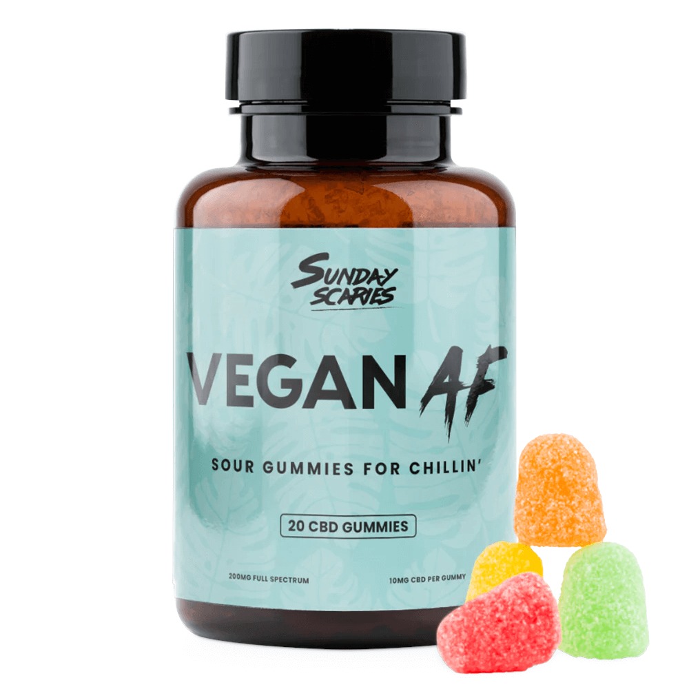 Sunday Scaries Vegan AF CBD Gummies Uk