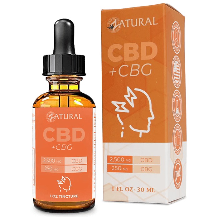 Zatural CBG + CBD Isolate Oil Uk