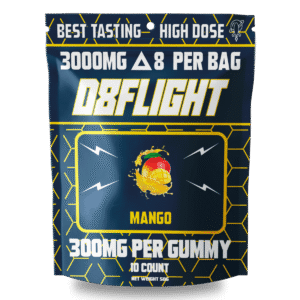 3000MG High Dose THC Gummies – Mango Flavor