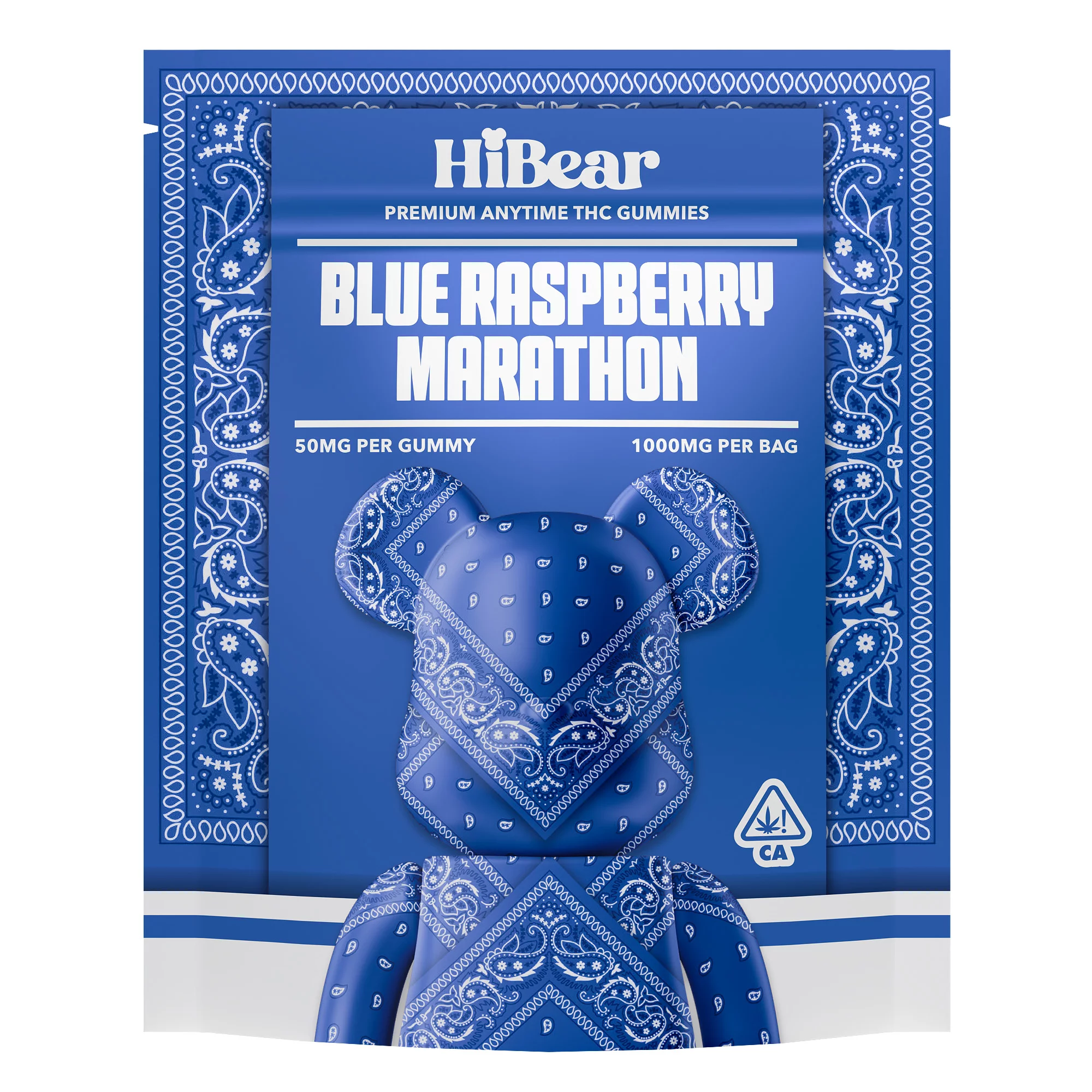 HIBEAR BLUE RASPBERRY MARATHON GUMMIES